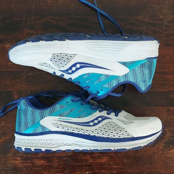 SAUCONY Ride 10 Women's Sz 5M Athletic Walking‎ Running Shoes Sneaker - Picture 8 of 13